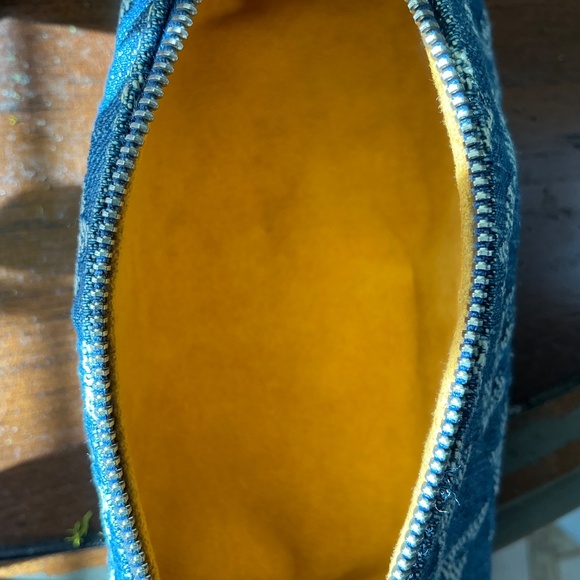 Louis Vuitton Monogram Denim Speedy GM Pochette Case (Cosmetic/Pen Case) RARE - Picture 10 of 12